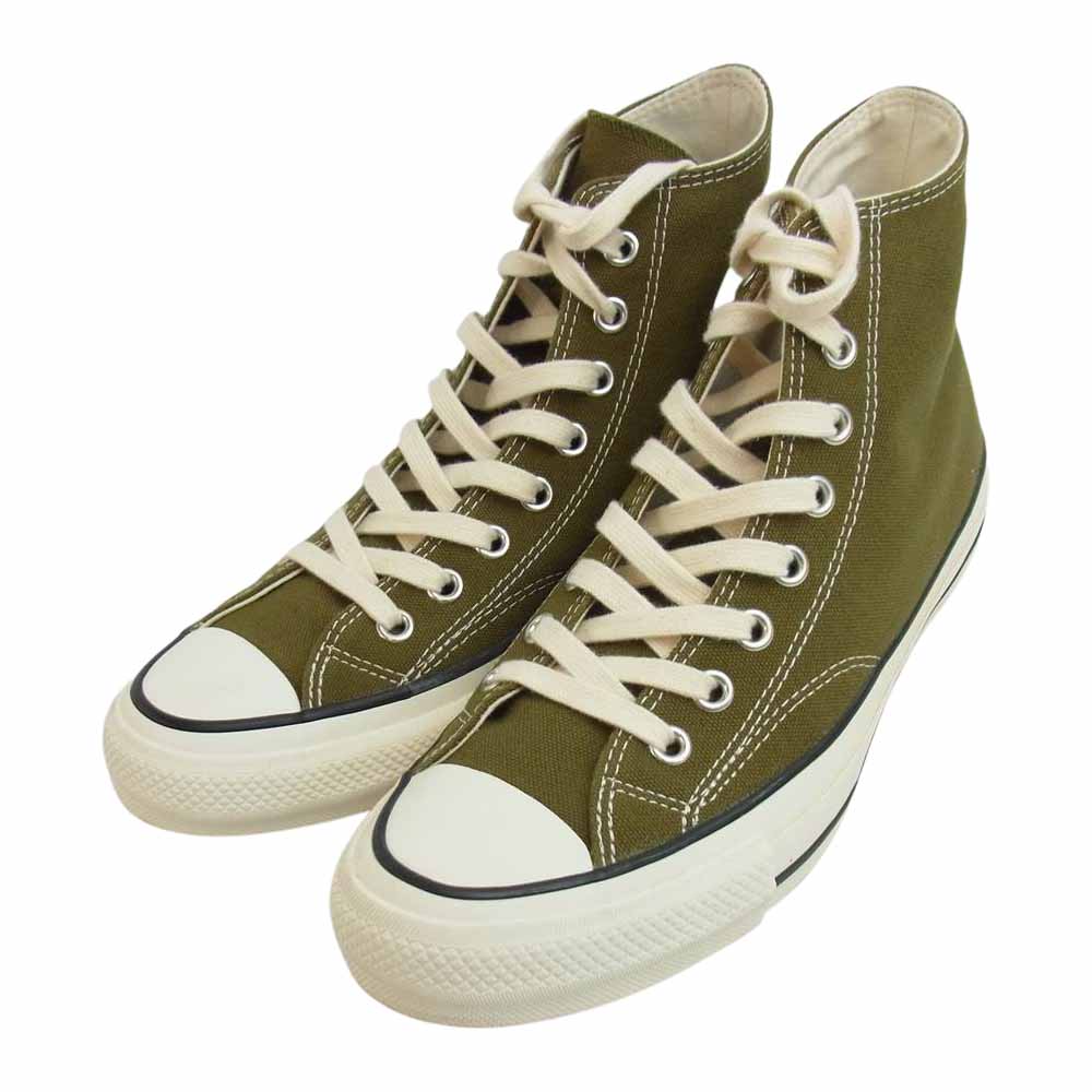 CONVERSE コンバース 1CK923 ADDICT CHUCK TAYLOR CANVAS HI アディクト チャックテイラー キャンバス ハイ オリーブ カーキ系 27cm【美品】【中古】
