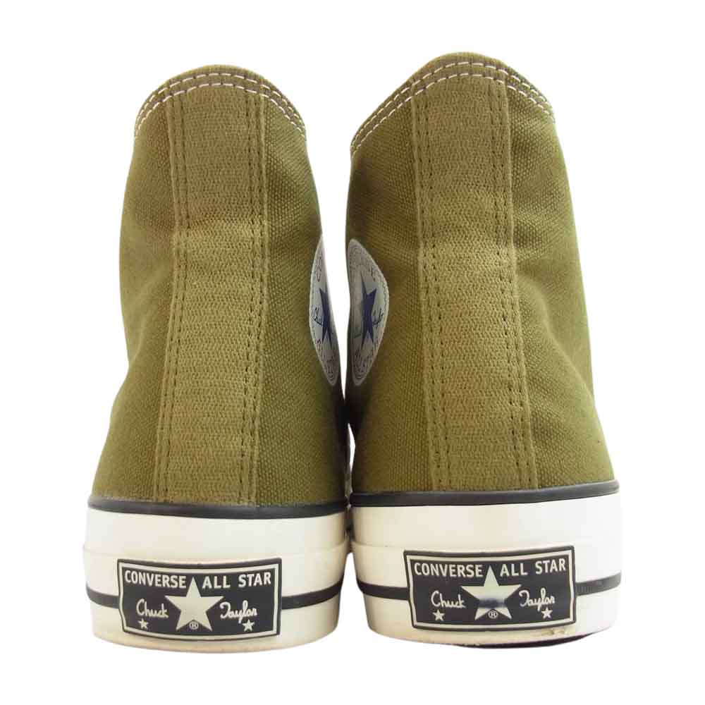CONVERSE コンバース 1CK923 ADDICT CHUCK TAYLOR CANVAS HI アディクト チャックテイラー キャンバス ハイ オリーブ カーキ系 27cm【美品】【中古】