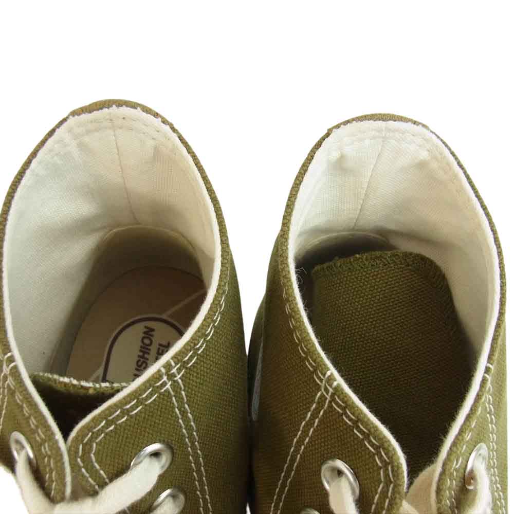 CONVERSE コンバース 1CK923 ADDICT CHUCK TAYLOR CANVAS HI アディクト チャックテイラー キャンバス ハイ オリーブ カーキ系 27cm【美品】【中古】