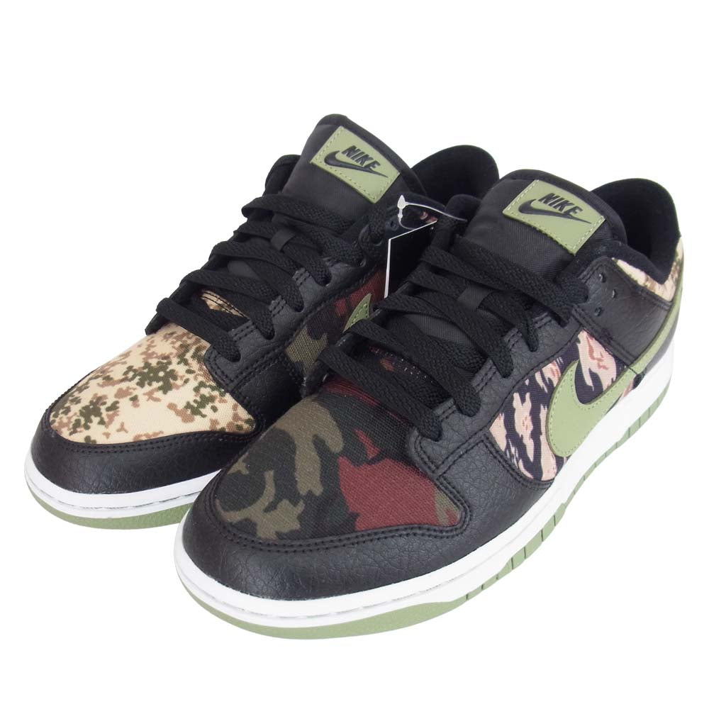 NIKE ナイキ DH0957-001 Dunk Low Crazy Camo ダンク ロー スニーカー カーキ系 27cm【新古品】【未使用】【中古】