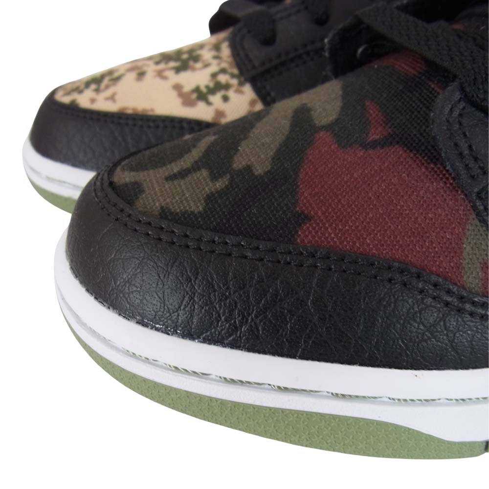 NIKE ナイキ DH0957-001 Dunk Low Crazy Camo ダンク ロー スニーカー カーキ系 27cm【新古品】【未使用】【中古】