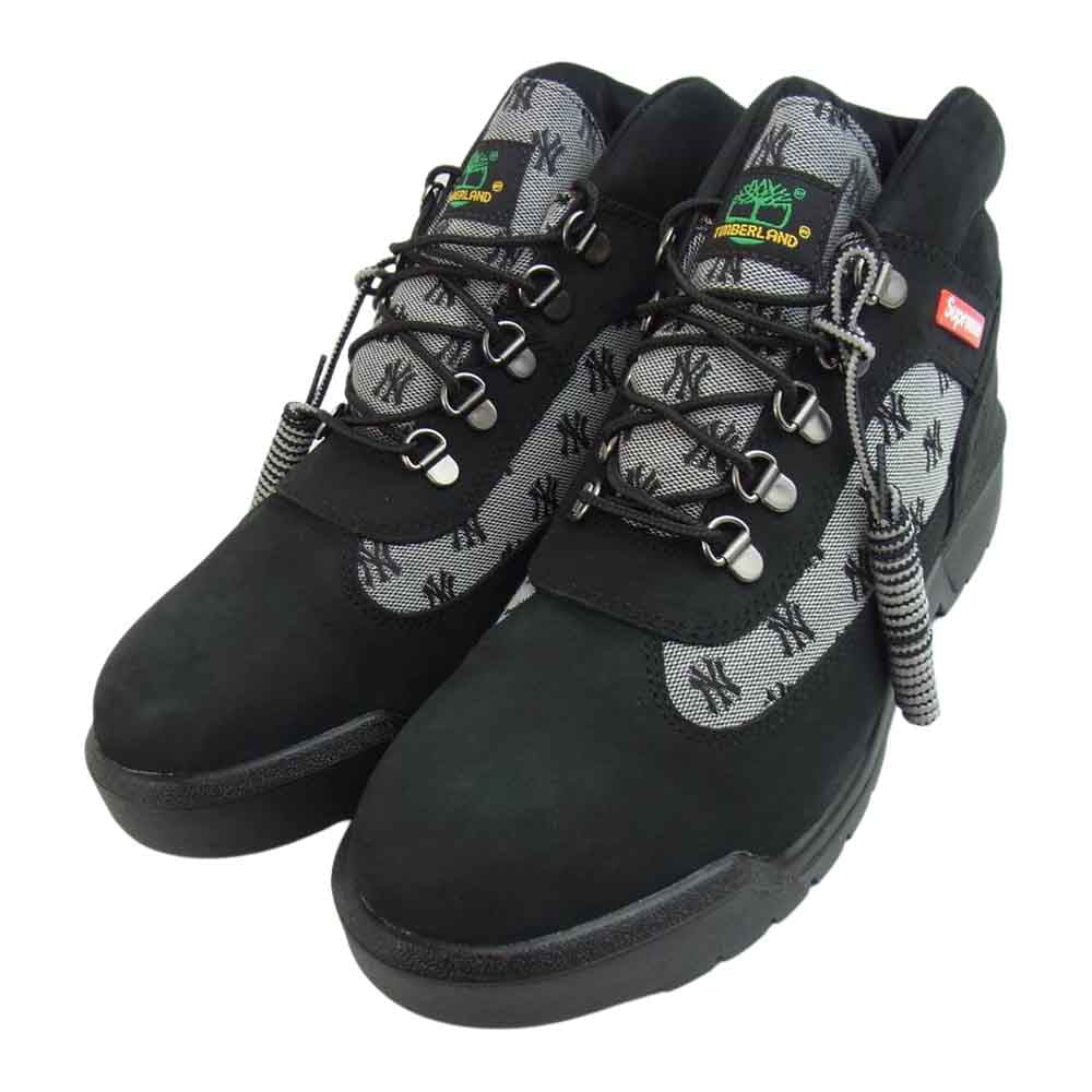 Supreme シュプリーム 21AW × Timberland New York Yankees ティンバーランド ニューヨークヤンキース Field Boot ブーツ ブラック系 27cm【新古品】【未使用】【中古】