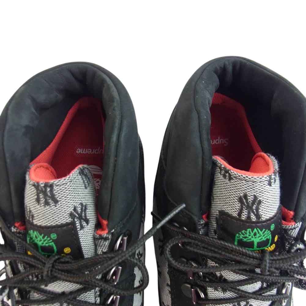 Supreme シュプリーム 21AW × Timberland New York Yankees ティンバーランド ニューヨークヤンキース Field Boot ブーツ ブラック系 27cm【新古品】【未使用】【中古】
