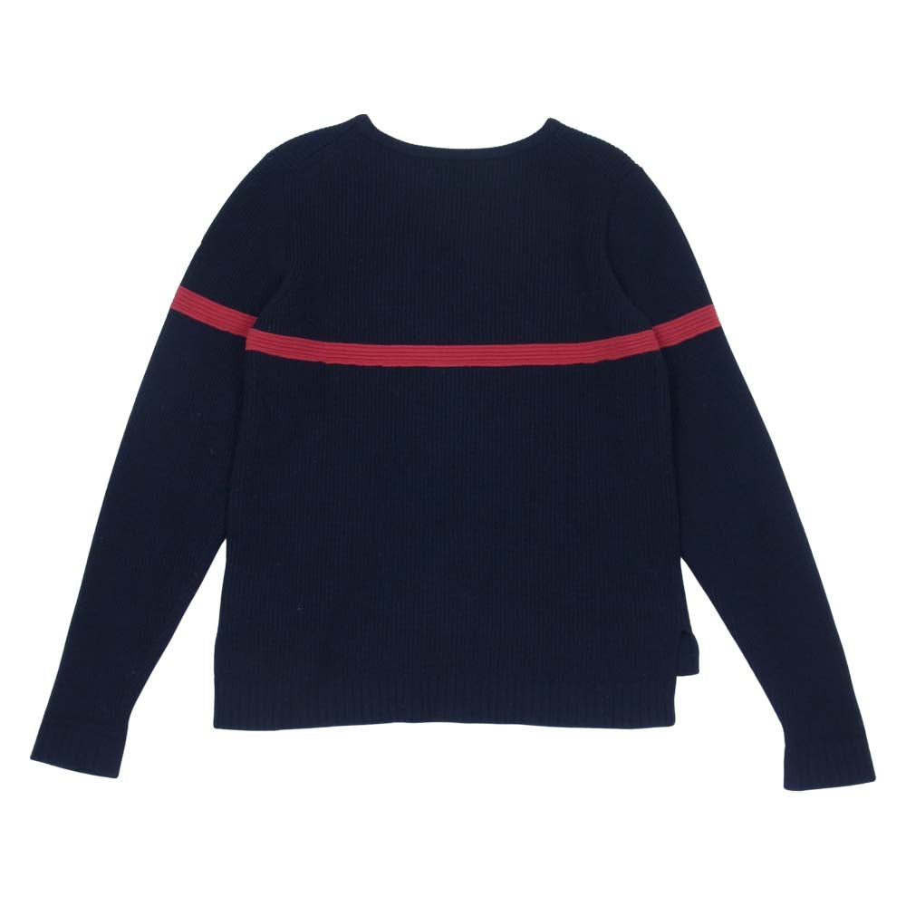 MONCLER モンクレール 国内正規品 MAGLIONE TRICOT GIROCOLLO ニット ネイビー系 L【中古】