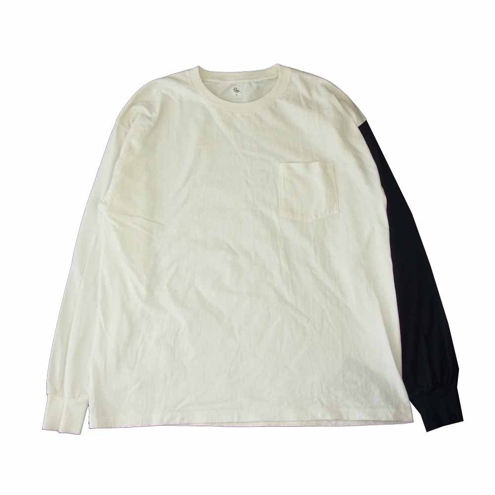 キャプテンサンシャイン KS20FCS13 West Coast Long Sleeved Tee ウエストコースト ロングスリーブ Tシャツ ホワイト系 38【中古】