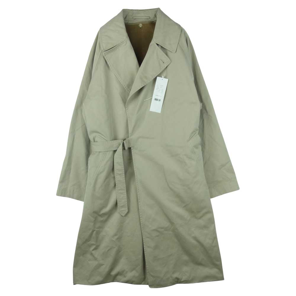 COMOLI コモリ 19AW Q03-04010 コットンギャバ タイロッケン コート ウールカシミヤ ライナー ベージュ系 3【中古】