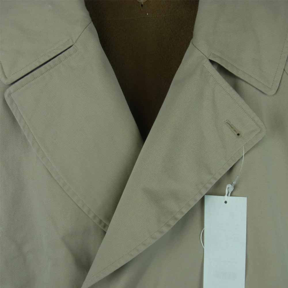 COMOLI コモリ 19AW Q03-04010 コットンギャバ タイロッケン コート ウールカシミヤ ライナー ベージュ系 3【中古】