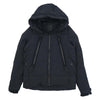 DESCENTE デサント dor-g9148 水沢ダウン マウンテニア フード付  ダウンジャケット ダークネイビー系 S【中古】