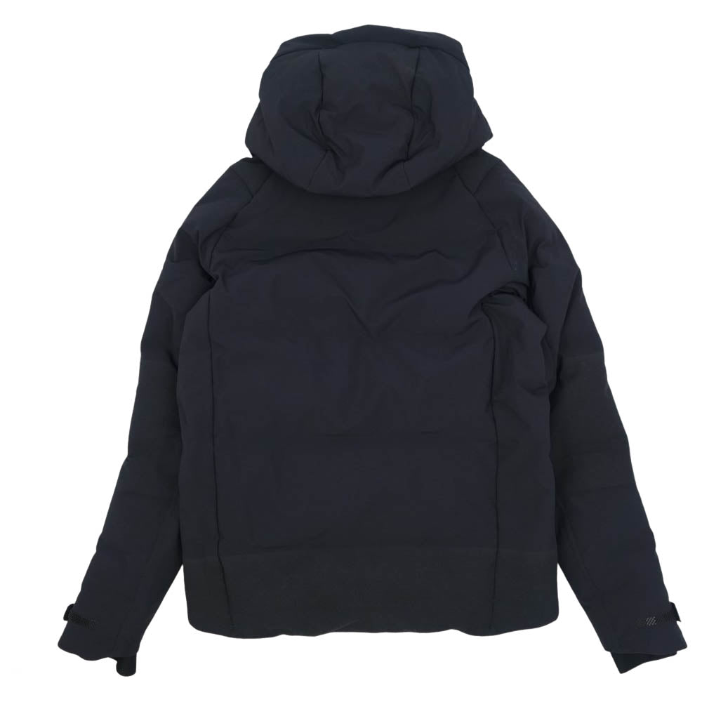 DESCENTE デサント dor-g9148 水沢ダウン マウンテニア フード付  ダウンジャケット ダークネイビー系 S【中古】