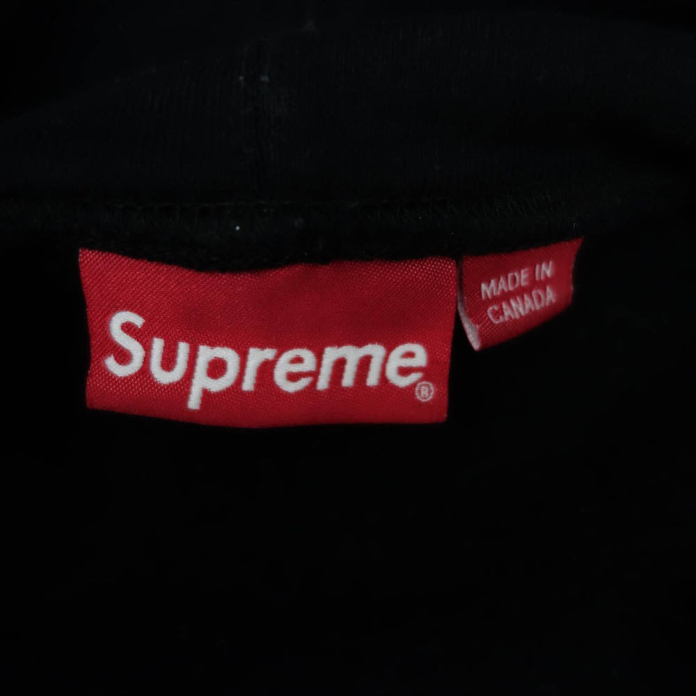 Supreme シュプリーム 18SS Skull Pile Hooded Sweatshirt スカルパイルプルオーバーパーカー ライトグリーン系 ブラック系 XL【中古】