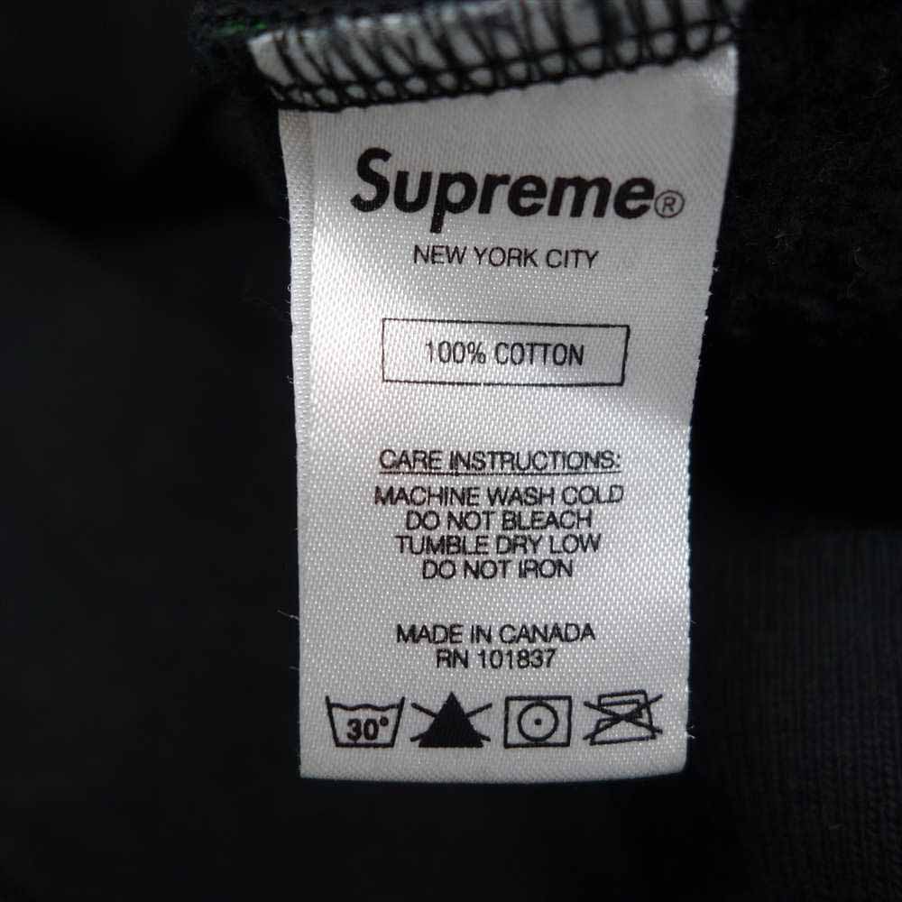 Supreme シュプリーム 18SS Skull Pile Hooded Sweatshirt スカルパイルプルオーバーパーカー ライトグリーン系 ブラック系 XL【中古】
