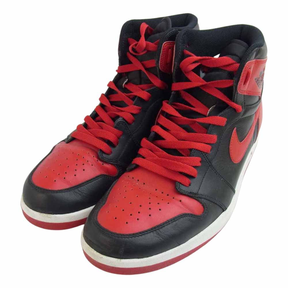 NIKE ナイキ 768861-001 AIR JORDAN 1.5 HIGH THE RETURN GYM RED エアジョーダン1 ハイザリターン レッド系 ブラック系 29cm【中古】