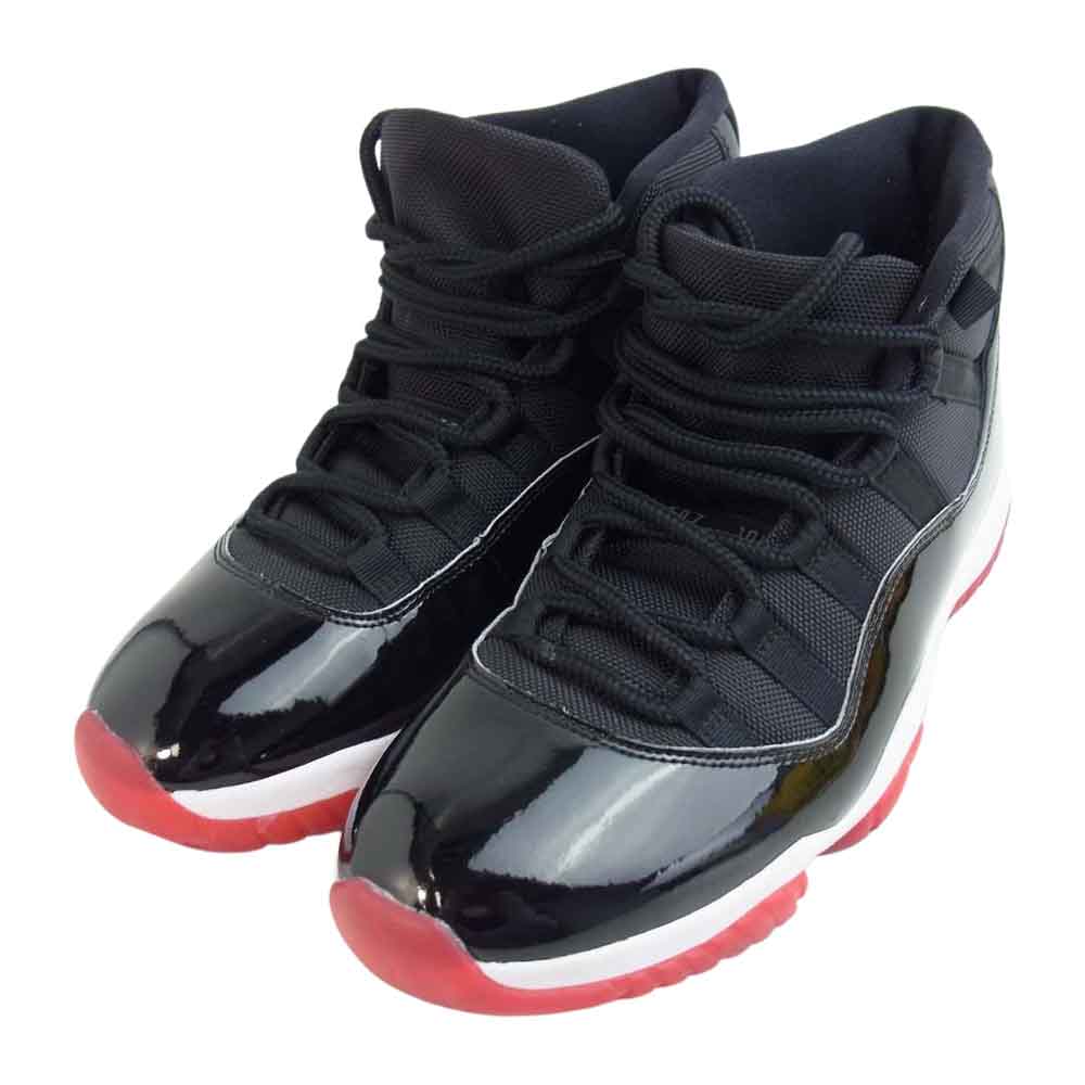 NIKE ナイキ 378037-061 AIR JORDAN 11 RETRO BRED エアジョーダン11 レトロ ブレッド ブラック系 28.5cm【中古】