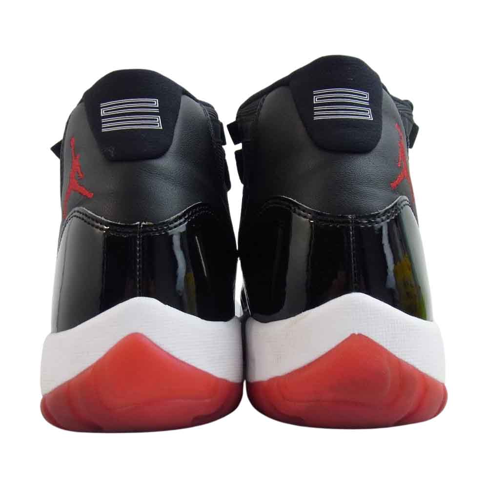 NIKE ナイキ 378037-061 AIR JORDAN 11 RETRO BRED エアジョーダン11 レトロ ブレッド ブラック系 28.5cm【中古】