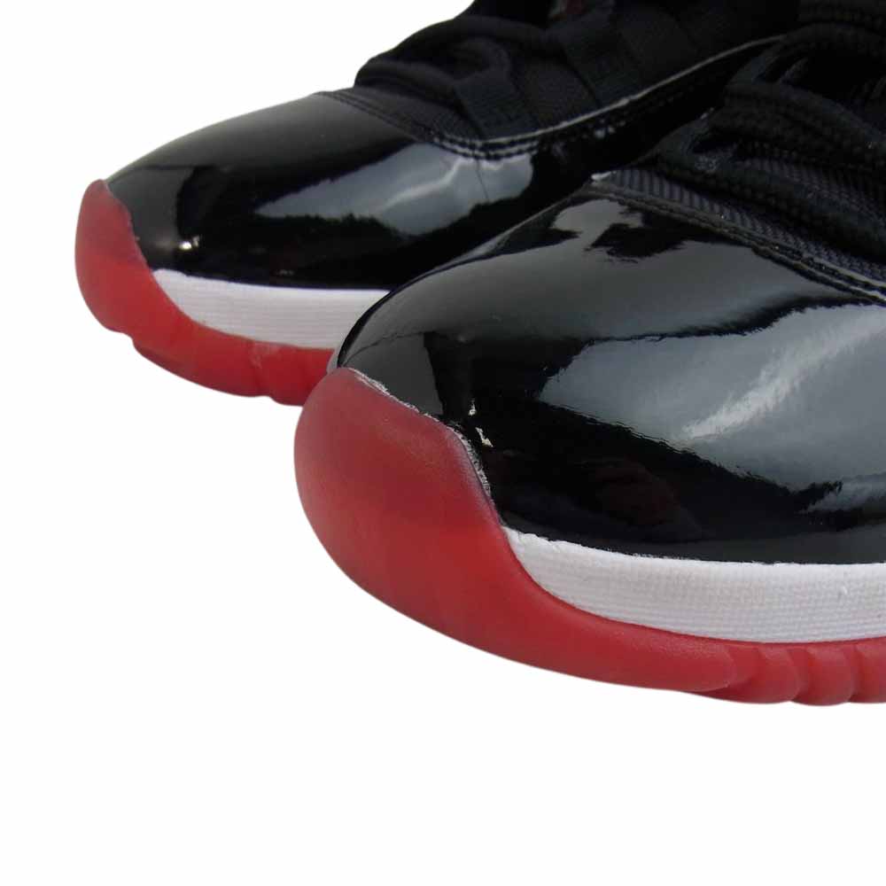 NIKE ナイキ 378037-061 AIR JORDAN 11 RETRO BRED エアジョーダン11 レトロ ブレッド ブラック系 28.5cm【中古】