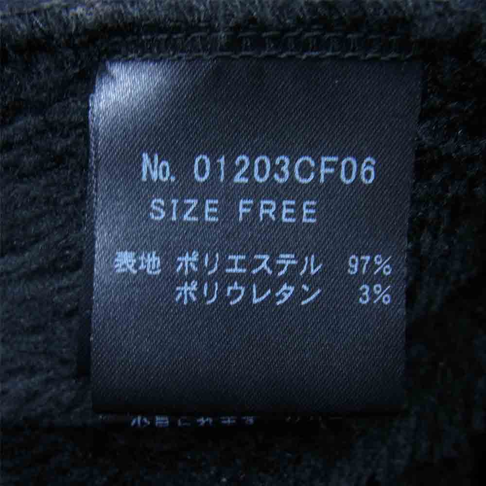 HYSTERIC GLAMOUR ヒステリックグラマー 01203CF06 STAR WOMAN アップリケ オーバーサイズ パーカー ブラック系 FREE【中古】