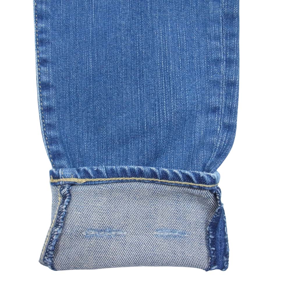 HYSTERIC GLAMOUR ヒステリックグラマー 01173AP15 SP加工 S クラッシュ加工 スタッズ デニム スリム パンツ インディゴブルー系 23【中古】