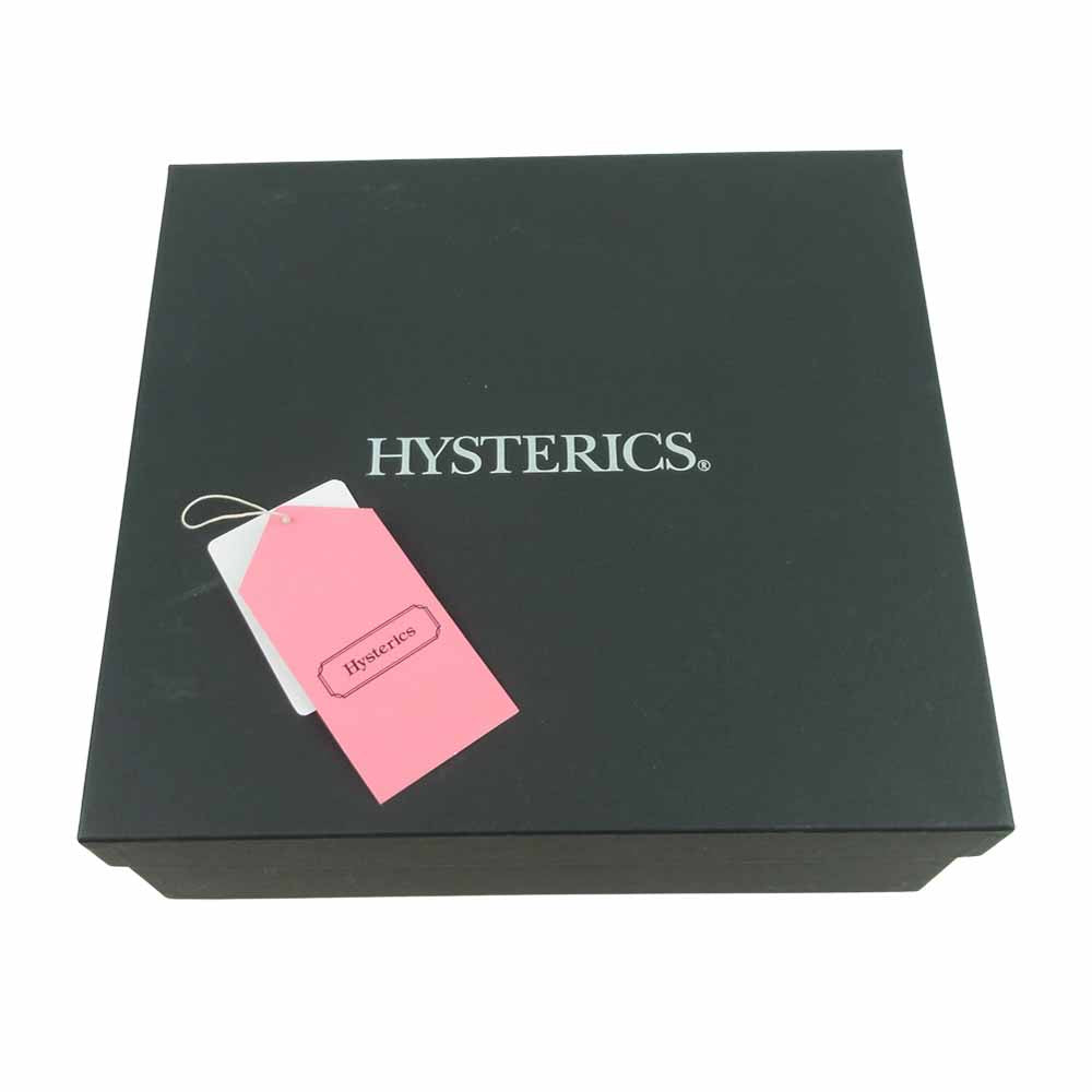 HYSTERIC GLAMOUR ヒステリックグラマー 0551QS01 CENTER ZIP センタージップ アンクルブーツ ブラック系 24cm【新古品】【未使用】【中古】