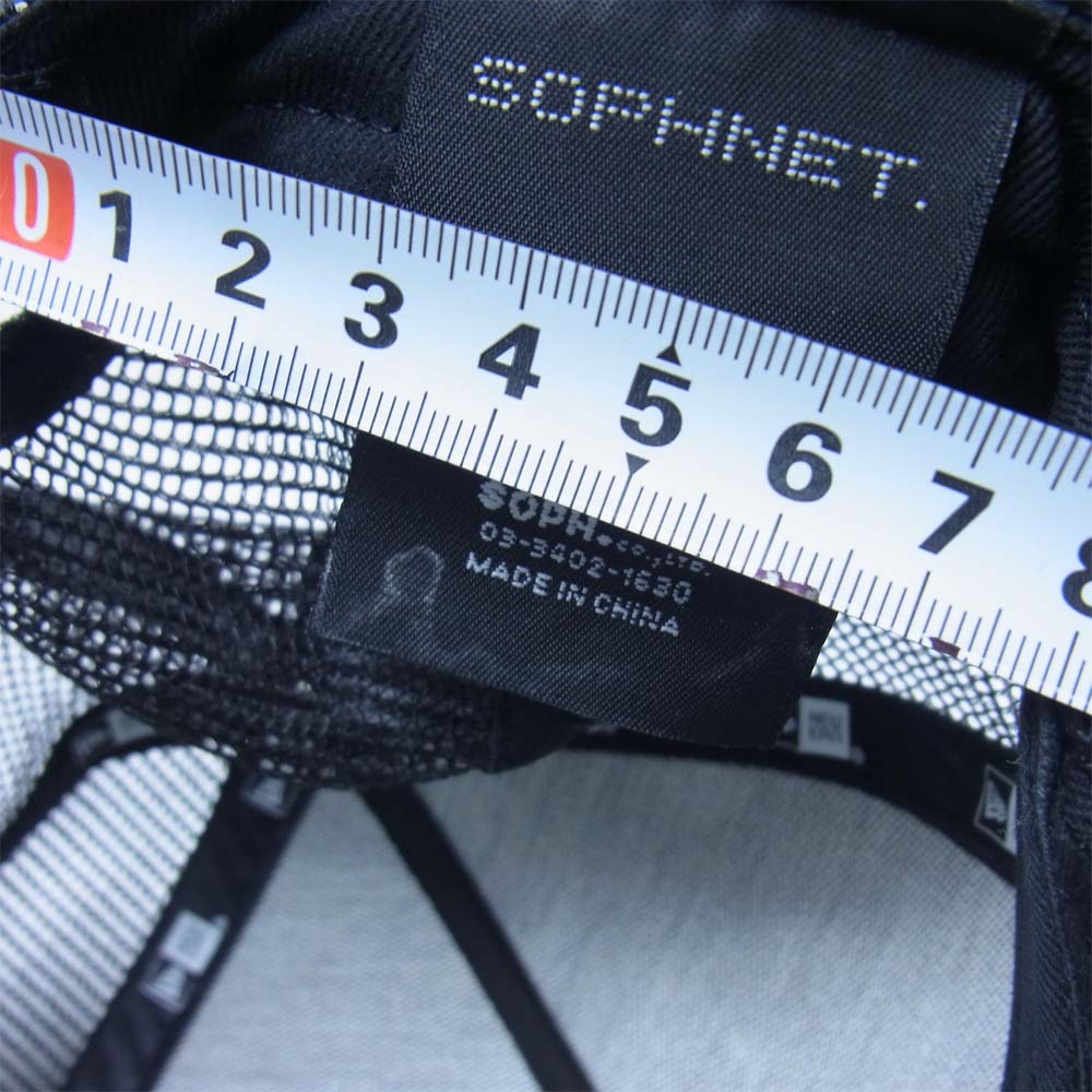 SOPHNET. ソフネット 16SS SOPH-160139 × NEW ERA ニューエラ MESH CAP メッシュ キャップ ブラック系【中古】