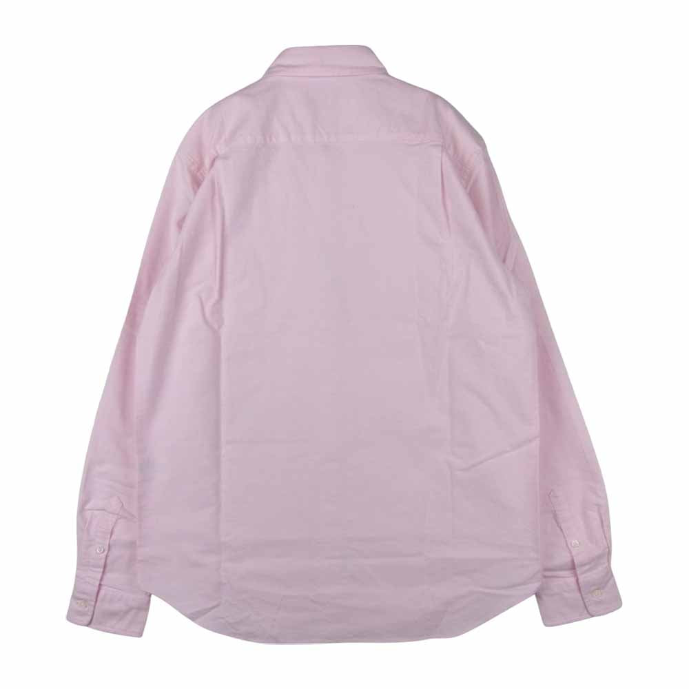 WACKO MARIA ワコマリア 16FW-WMS-BD01 オックスフォード BD ボタンダウン 長袖 シャツ 日本製 ピンク系 L【中古】