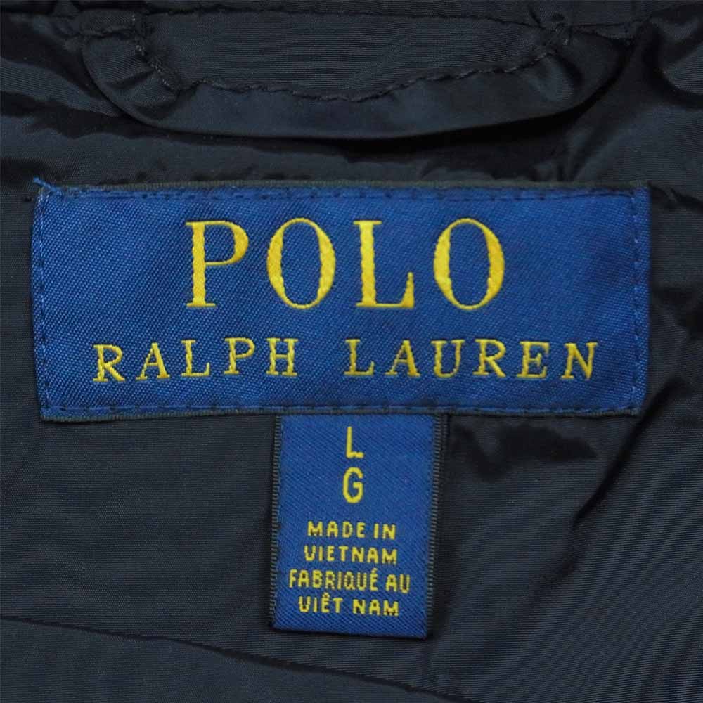 POLO RALPH LAUREN ポロ・ラルフローレン 国内正規品 フルジップ ナイロン パーカー ジャケット ダークネイビー系【極上美品】【中古】