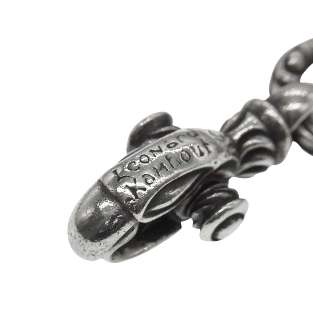 LEONARD KAMHOUT レナードカムホート クレーンベル L キークラスプ シルバー系【中古】