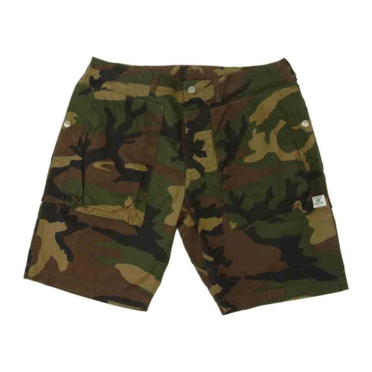SASAFRAS ササフラス Digs Crew Pants 1/2 Wadland camo ショーツ  マルチカラー系 XL【中古】
