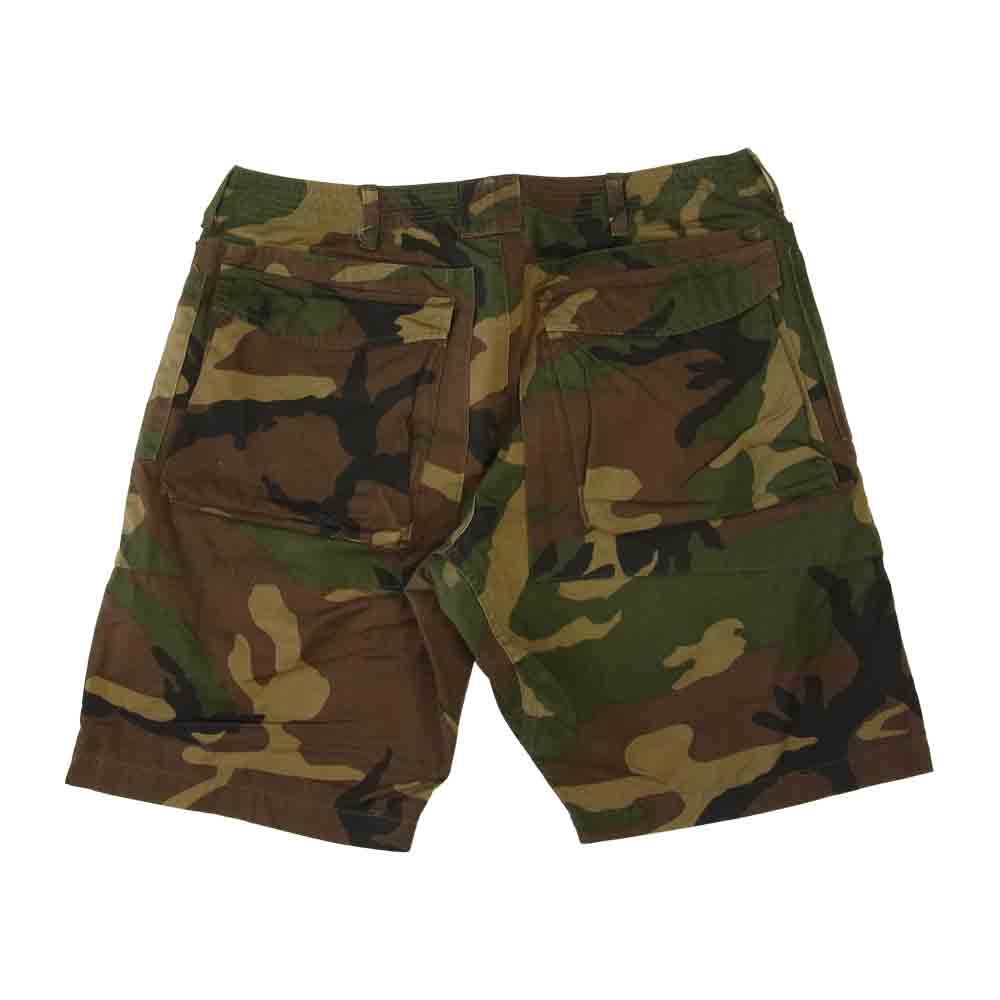 SASAFRAS ササフラス Digs Crew Pants 1/2 Wadland camo ショーツ  マルチカラー系 XL【中古】