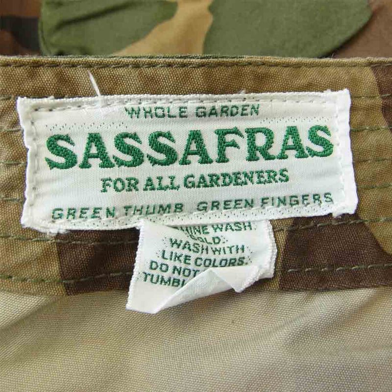 SASAFRAS ササフラス Digs Crew Pants 1/2 Wadland camo ショーツ  マルチカラー系 XL【中古】