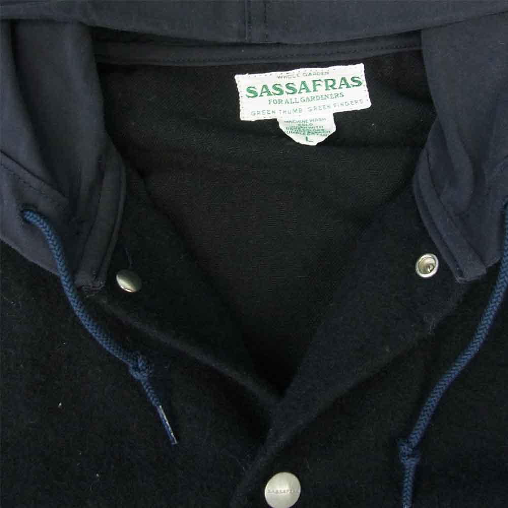 SASAFRAS ササフラス GARDENER BUD BREAKER ガーデナー バド ブレーカー ジャケット ネイビー系 L【中古】