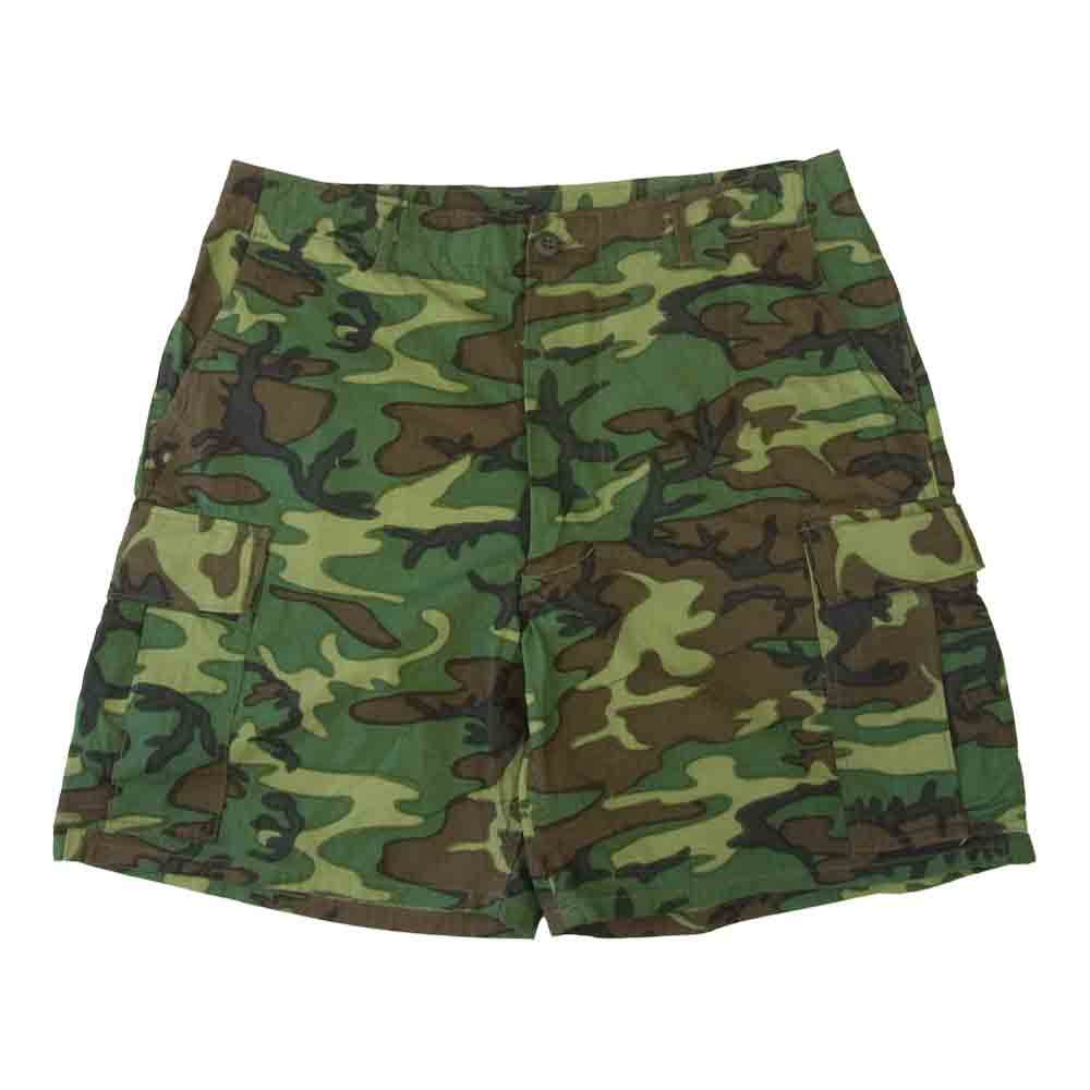 Buzz Rickson's バズリクソンズ BR52207 6ポケット CAMO柄 ミリタリー カーゴ ショーツ カーキ系 XL【新古品】【未使用】【中古】