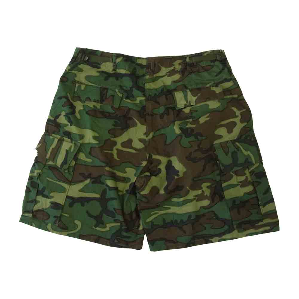 Buzz Rickson's バズリクソンズ BR52207 6ポケット CAMO柄 ミリタリー カーゴ ショーツ カーキ系 XL【新古品】【未使用】【中古】