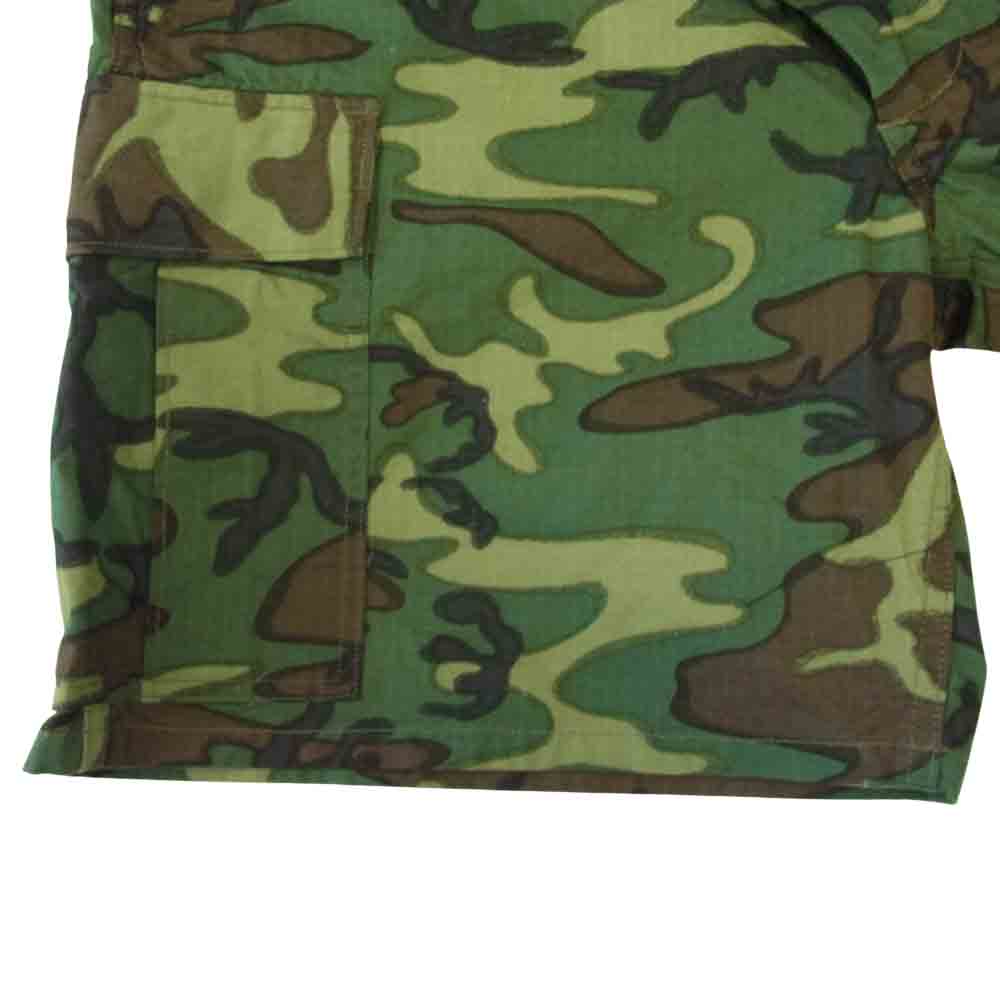 Buzz Rickson's バズリクソンズ BR52207 6ポケット CAMO柄 ミリタリー カーゴ ショーツ カーキ系 XL【新古品】【未使用】【中古】