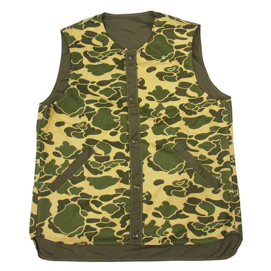 SASAFRAS ササフラス  Crazy Gardener Vest　クレイジー ガーデナー ベスト リバーシブル カーキ系 XL【美品】【中古】