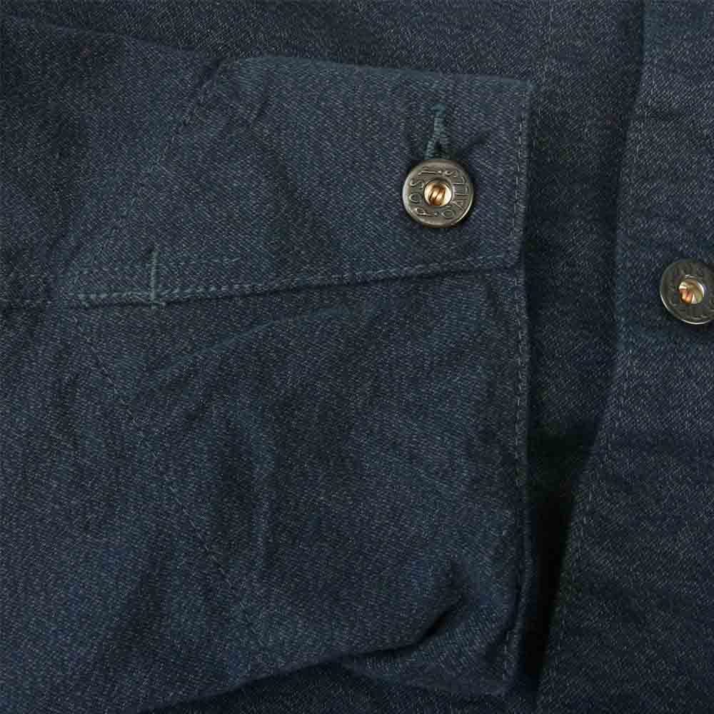 POST OVERALLS ポストオーバーオールズ 2126R-CC POST 41-R COTTON COVERT JACKET カバーオール ジャケット ネイビー系 L【中古】