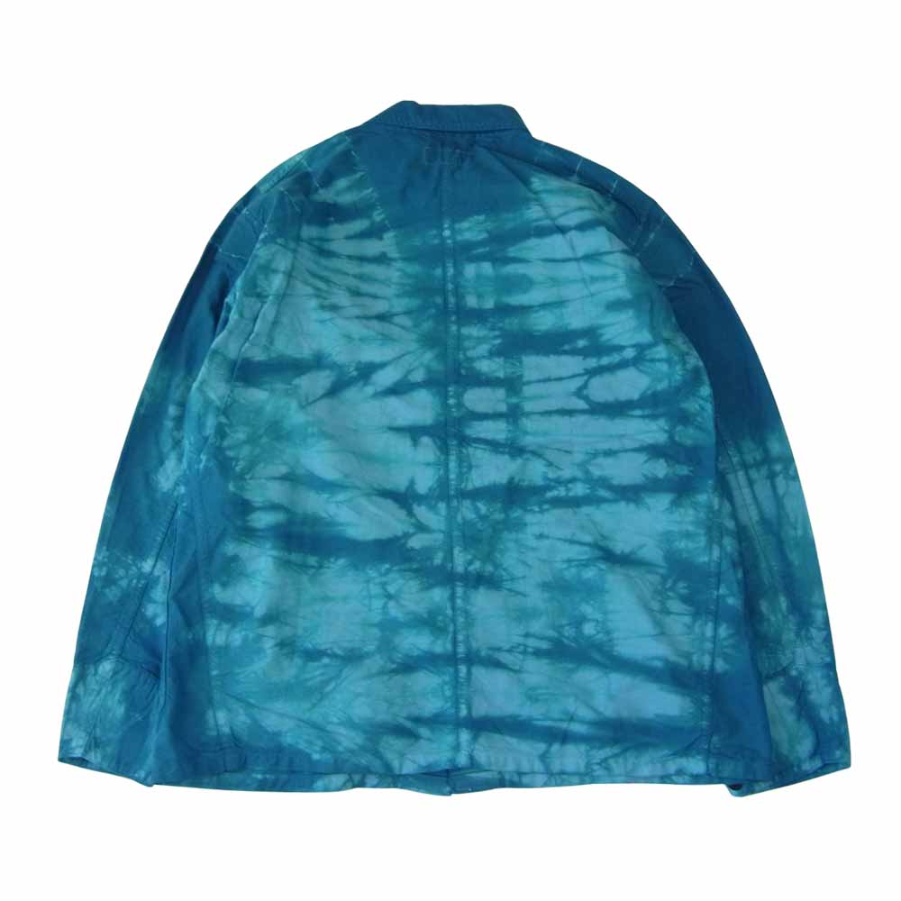 SASAFRAS ササフラス Transplant Jacket トランス プラント かご染め カバーオール ジャケット ブルー系 XL【中古】