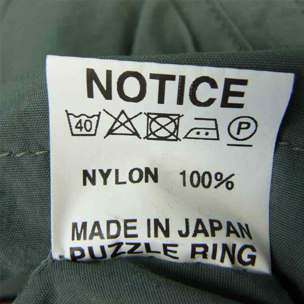 SASAFRAS ササフラス Digs Crew Jacket Nylon ディグス クルー ジャケット ナイロン カーキ系 XL【美品】【中古】