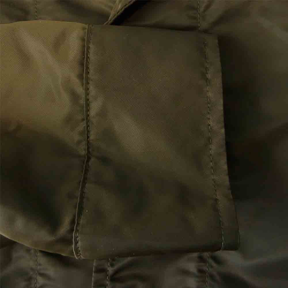 SASAFRAS ササフラス FALL LEAF COAT NYRON TWILL フォール リーフ コート ナイロン ツイル カーキ系 XL【美品】【中古】