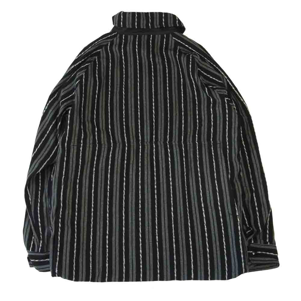SASAFRAS ササフラス Northerly Tube Breaker Blanket Stripe Jacketノーザリー チューブ ブレーカー ブランケット ジャケット ブラック系 XL【美品】【中古】