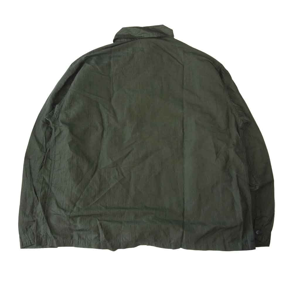 POST OVERALLS ポストオーバーオールズ WALKABOUT 2 ウォークアバウト 長袖 シャツ ジャケット グリーン オリーブ系 L【新古品】【未使用】【中古】