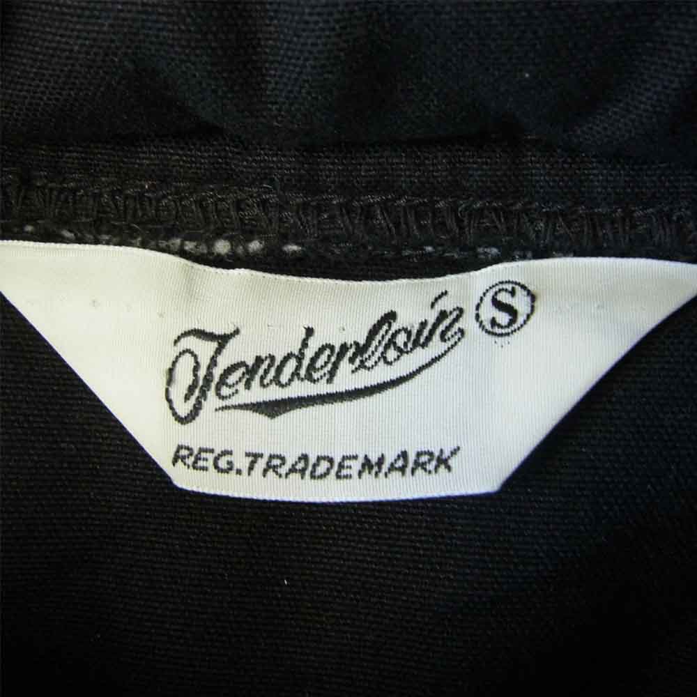 TENDERLOIN テンダーロイン T-NRA VEST コットン ロゴワッペン 中綿 ベスト ブラック系 S【中古】