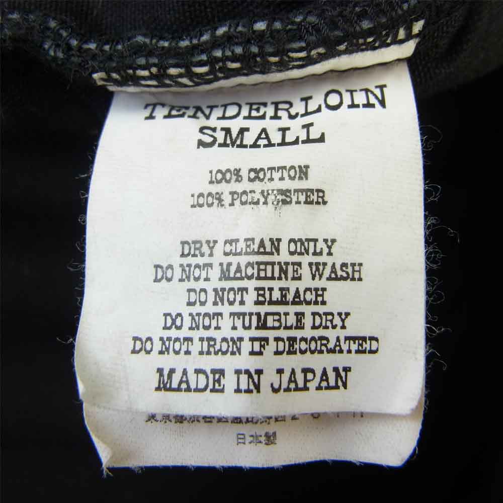 TENDERLOIN テンダーロイン T-NRA VEST コットン ロゴワッペン 中綿 ベスト ブラック系 S【中古】