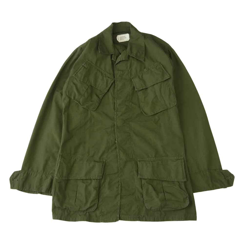 米軍 8405-935-4703 X-SMALL REGULAR リップストップ ジャングル ファティーグ ジャケット カーキ系 XS【中古】