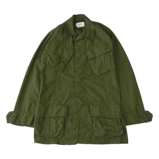 米軍 8405-935-4703 X-SMALL REGULAR リップストップ ジャングル ファティーグ ジャケット カーキ系 XS【中古】