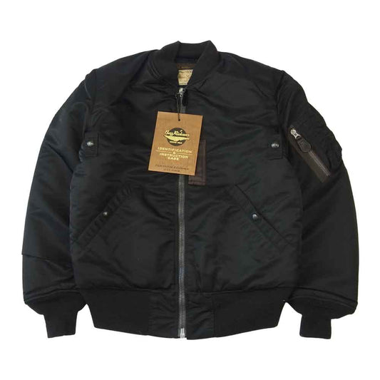 Buzz Rickson's バズリクソンズ BR12667 WILLIAM GIBSON ウィリアムギブソン BLACK MA1 SLENDER ブラック MA-1 ブラック系 36【新古品】【未使用】【中古】