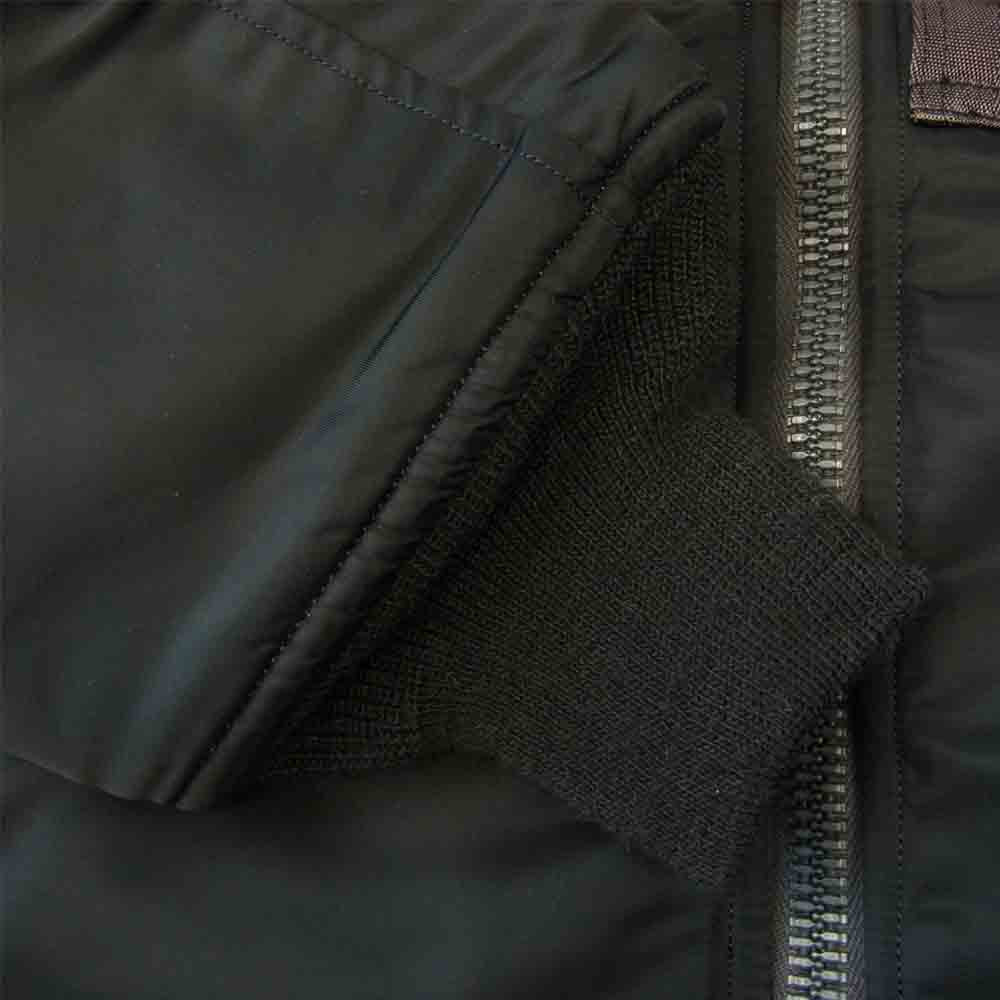 Buzz Rickson's バズリクソンズ BR12667 WILLIAM GIBSON ウィリアムギブソン BLACK MA1 SLENDER ブラック MA-1 ブラック系 36【新古品】【未使用】【中古】