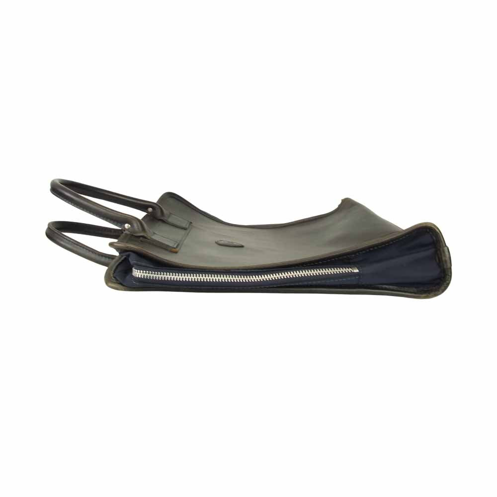 Felisi フェリージ 9884/6 レザー ナイロン ブリーフケース ブラック系 ネイビー系【中古】