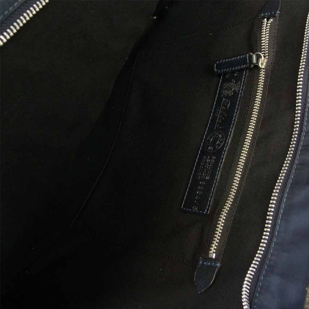 Felisi フェリージ 9884/6 レザー ナイロン ブリーフケース ブラック系 ネイビー系【中古】