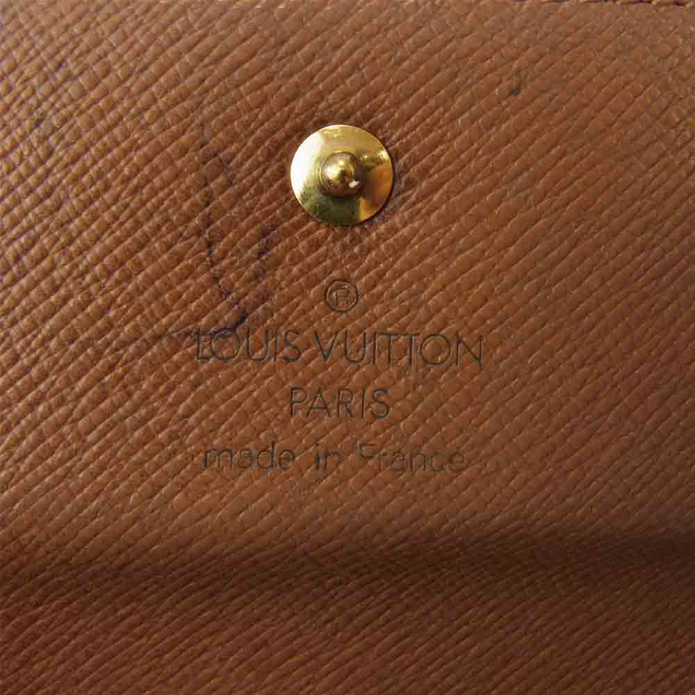 LOUIS VUITTON ルイ・ヴィトン M61217 モノグラム ポルトフォイユ インターナショナル ブラウン系【中古】