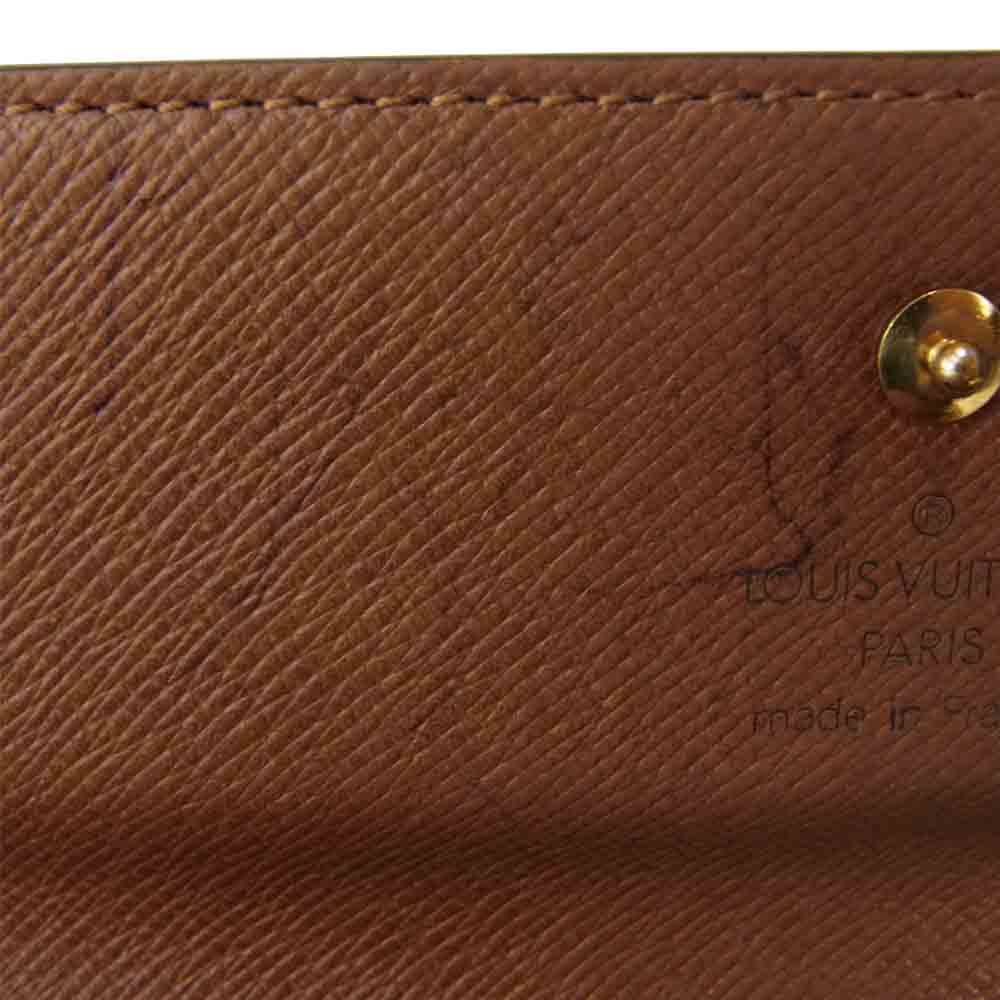 LOUIS VUITTON ルイ・ヴィトン M61217 モノグラム ポルトフォイユ インターナショナル ブラウン系【中古】